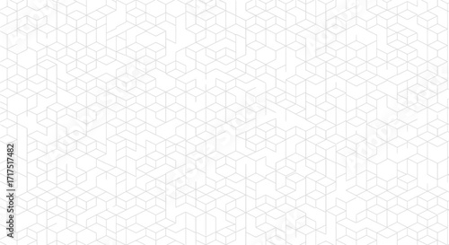 Subtle Geometric Pattern in Gray on White A Modern, Minimalist Design