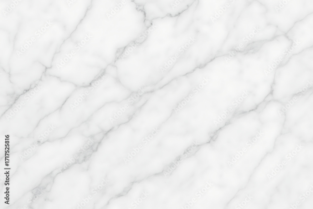 Fototapeta premium Clean white marble texture background. 