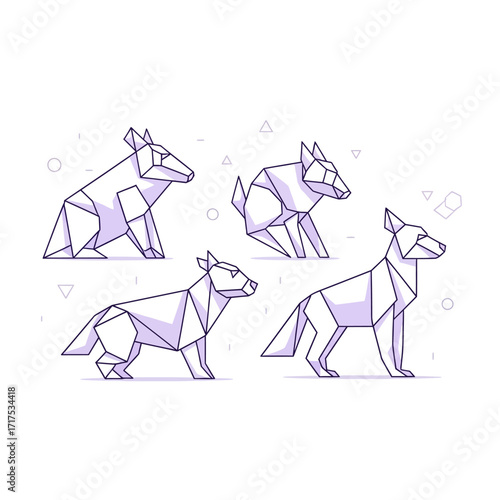 Collection of stylized black and white line art icons representing various modes of transportation.