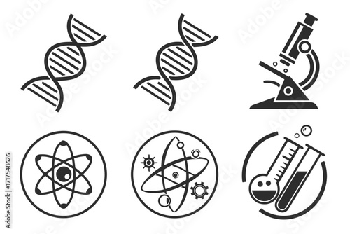 science and chemistry icons