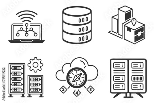set of icons for web design
