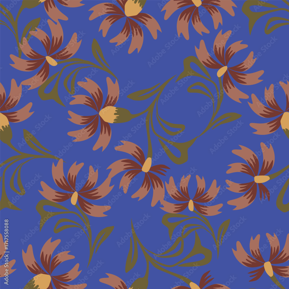 Fototapeta premium seamless floral pattern