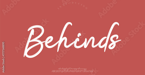 incomplete minimal cut alphabet capital lettering a to z font family