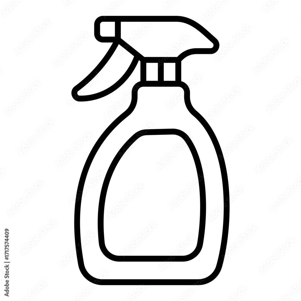 Fototapeta premium Cleaning spray Icon