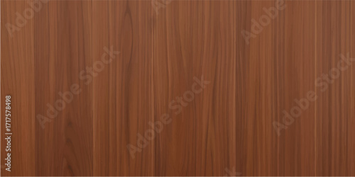 Wood texture background with natural wooden planks and grain pattern in brown hardwood surface