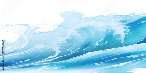 Soft Blue Water Wave Texture – Abstract Ocean-Themed Background for Graphic Design, Website Headers, and Digital Art Projects