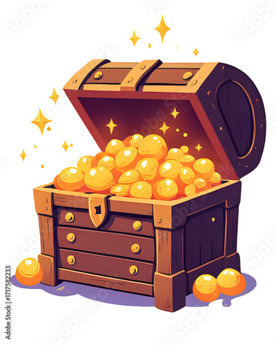 A tiny treasure chest filled with glowing gems | treasure chest with gold coins | treasure chest with coins | treasure chest | pirate treasure chest | treasure chest with jewelry