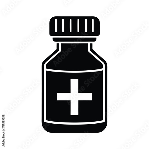 Pharmacy Pill Bottle Icon