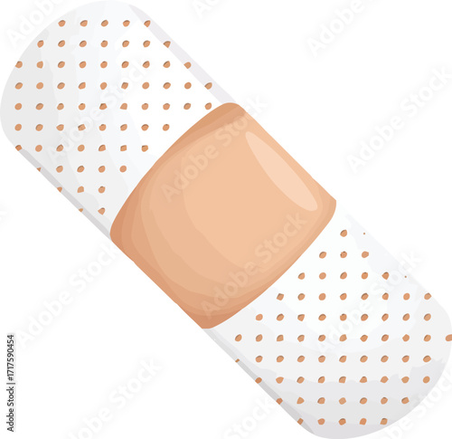 Bandage adhesive medical wound care first aid vector