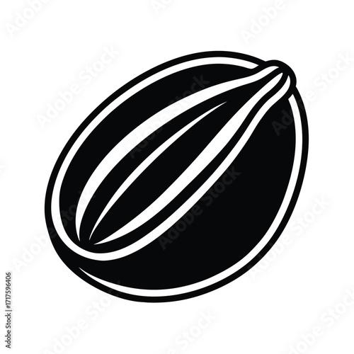 pistachio icon cartoon style