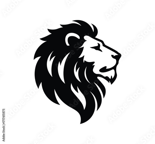 lion head silhouette