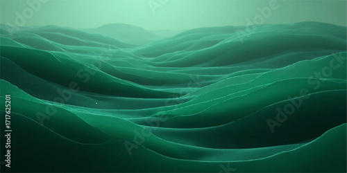 A digital illustration of swirling blue smoke waves creating a soft fractal texture in a dark space