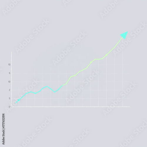 Transparent or png stock market investment trading graph growth.Trade business analytics graph and financial chart.