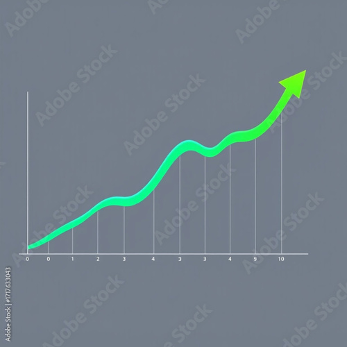Transparent or png stock market investment trading graph growth.Trade business analytics graph and financial chart.