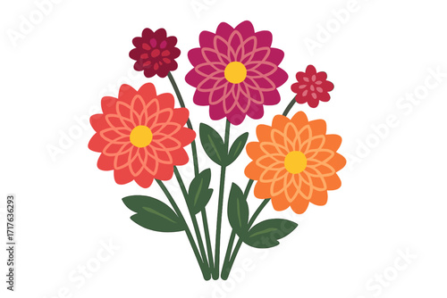 Time clock icon linear style vector illustration, cartoon transparent background, ordered set design, minimalistic time management symbol, modern flat style