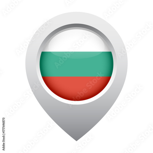 map pointer icon with glossy round flag of Bulgaria Free Download map pointer icon with glossy round flag of Bulgaria - GFXLoad