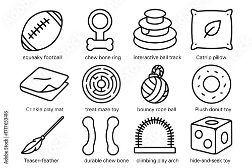 Football toy pet vector play track ball squeaky icon crinkle pillow donut