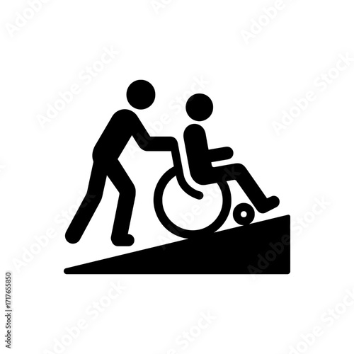 Wheelchair Ramp Assistance icon