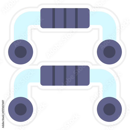 Pushup bars Icon