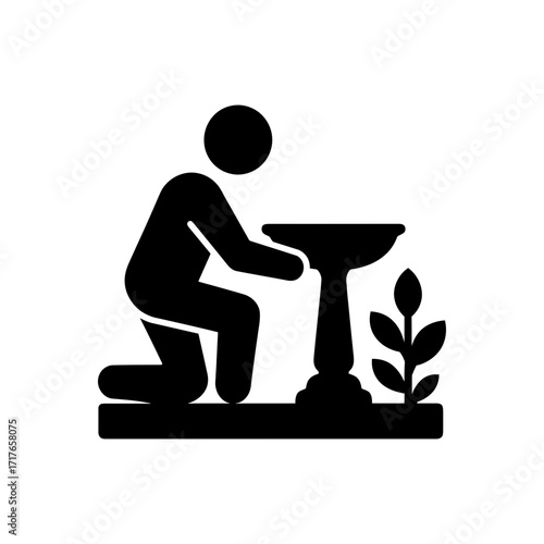 fountain installation icon