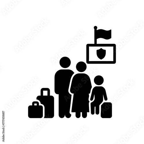 Refugee Protection Assistance Icon