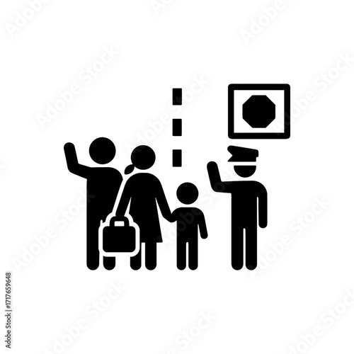 Border Control Icon
