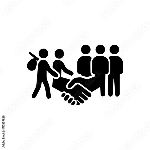 Refugee Welcome Icon