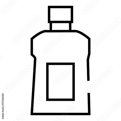 vector illustration of a bottle