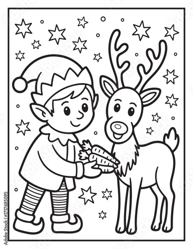 Wallpaper Mural Christmas Coloring Book for Kids and Adults – Fun and Simple Holiday Coloring Pages with Cute Elves, Gifts, Trees, and Festive Designs, Elf Bold & Easy Torontodigital.ca