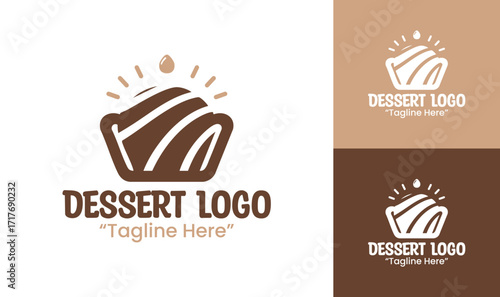 Dessert Logo Modern Sweet Artisan Identity