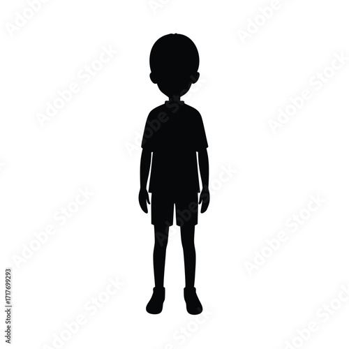 boy Profile Icon, Male Silhouette Icon, User Avatar Icon, little boy Head Icon, Profile Symbol Icon