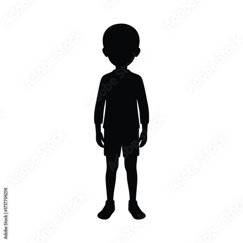 boy Profile Icon, Male Silhouette Icon, User Avatar Icon, little boy Head Icon, Profile Symbol Icon
