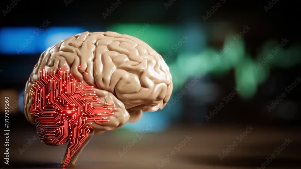 Less Detailed Brain Brain Anatomy: A detailed depiction of the human brain, with its ...