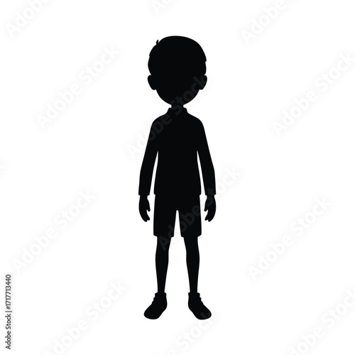 boy Profile Icon, Male Silhouette Icon, User Avatar Icon, little boy Head Icon, Profile Symbol Icon