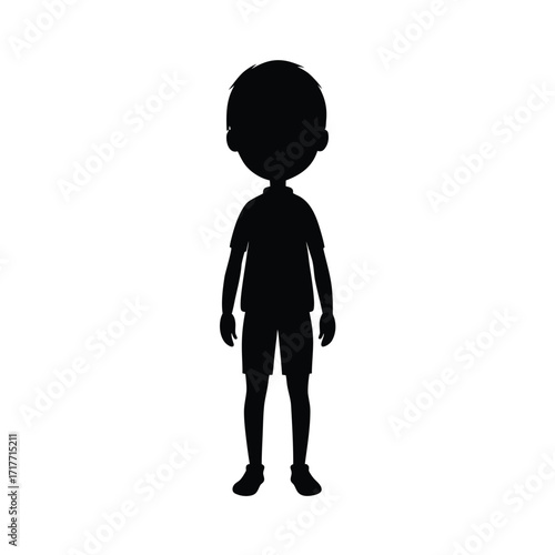 boy Profile Icon, Male Silhouette Icon, User Avatar Icon, little boy Head Icon, Profile Symbol Icon