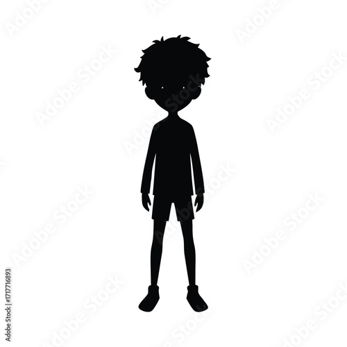 boy Profile Icon, Male Silhouette Icon, User Avatar Icon, little boy Head Icon, Profile Symbol Icon