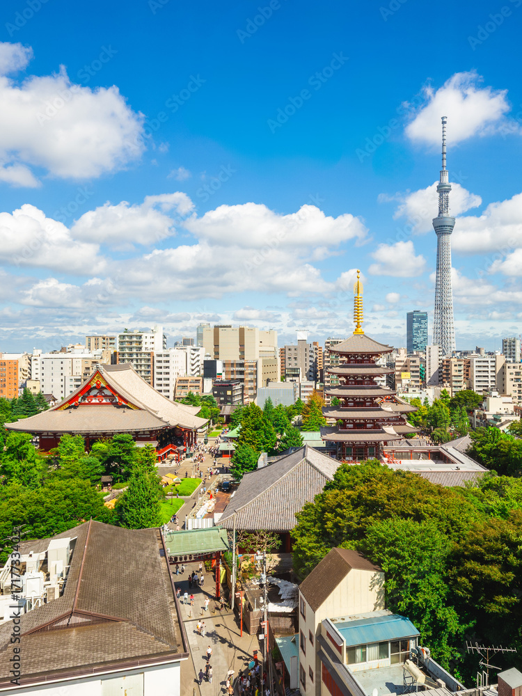 Φωτογραφία Scenery of Sensoji temple located in Tokyo city, Japan