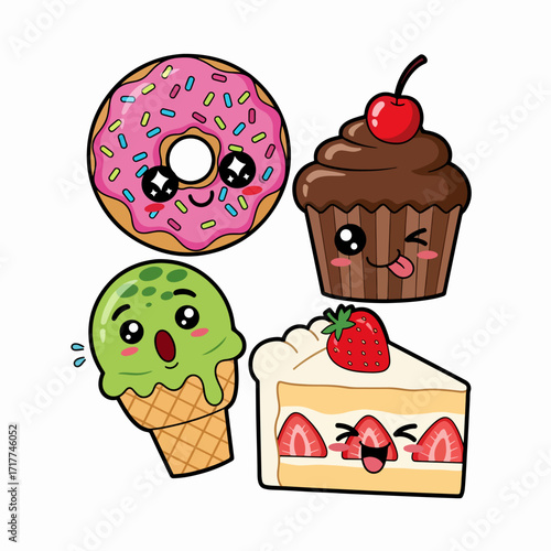 Kawaii Food Friends Party
