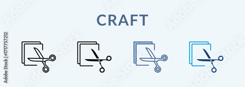 Craft Multiple Style Icon Collection