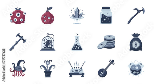 collection of fantasy and magical items.