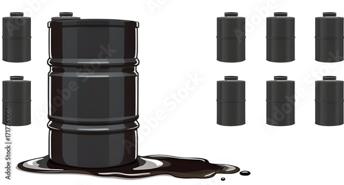 oil barrel icon, oil drum vector, petroleum container, fuel barrel, energy industry icon, oil storage, crude oil symbol, black barrel, refinery icon, gasoline container, industrial barrel, steel drum,