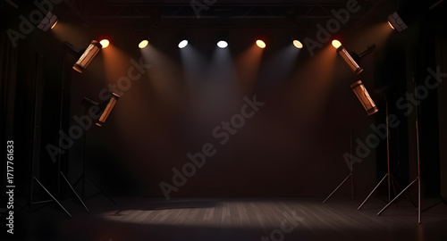 spotlight, stage, stage light, theater, theatre, performance, show, spotlight beam, dramatic light, lighting effect, concert, event, stage lighting, spotlight on stage, dark background, light beam, il