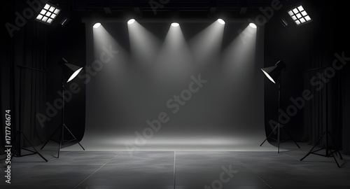 stage spotlight, theater spotlight, spotlight beam, light cone, dramatic lighting, stage performance, live performance, concert stage, show stage, drama stage, acting stage, music performance, event l