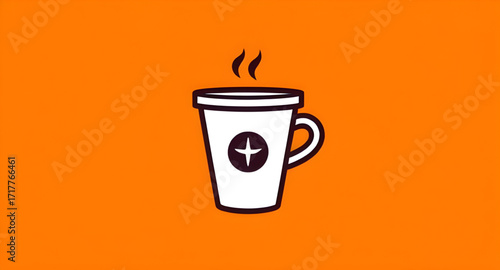 cup, coffee, icon, mug, drink, beverage, hot, warm, cafe, espresso, latte, cappuccino, americano, caffeine, aroma, steam, morning, breakfast, takeaway, minimal, simple, clean, flat, outline, line, sym