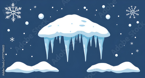 isolated icicles vector, dripping icicles shapes, cold ice stylized set, winter weather icicles, ice hanging border, frozen cartoon icicles, vector snow drip, frosty points illustration, seasonal free