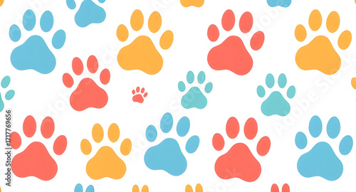 seamless paw pattern, pet paws background, dog paw print pattern, cat paw seamless, animal footprint pattern, cute paws wallpaper, pet themed pattern, paw print textile, dog and cat paws, repeating pa