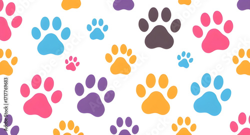 seamless paw pattern, pet paws background, dog paw print pattern, cat paw seamless, animal footprint pattern, cute paws wallpaper, pet themed pattern, paw print textile, dog and cat paws, repeating pa