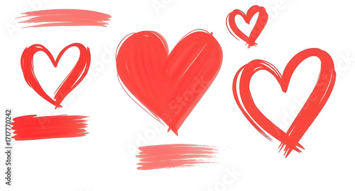 romantic heart illustration, red love symbol, doodle heart vector, artistic heart drawing, red heart outline, heart shape vector, simple heart drawing, red love heart, red heart design, cute heart ill