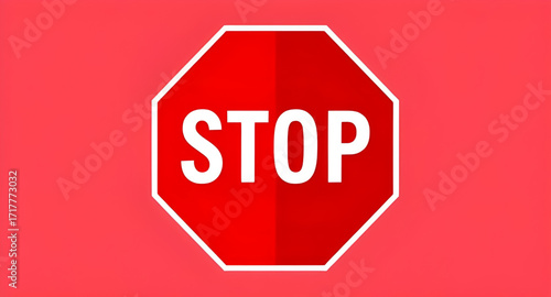 stop sign vector illustration