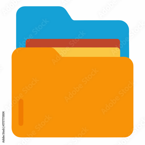 file folder with documents